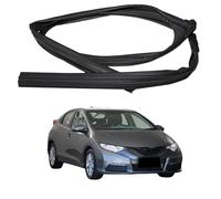 Door Window Glass Run Channel for Civic 2012-2015 OE: 72275/72235/72775/72735-TS6-H01, OE Replacement Rubber Weatherstrip Seal Anti-Noise Dust Proof Exterior Lifting, Front Right