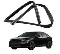 Door Window Glass Run Channel for Civic 2022-2024 OE: 72775/72735/72275/72235-T20-A01, OE Replacement Rubber Weatherstrip Seal Anti-Noise Dust Proof Exterior Lifting, Front Right