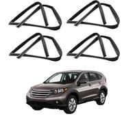 Door Window Glass Run Channel for CRV 2012-2016 OE: 72775/72235/72775/72735-T0T-A01, OE Replacement Rubber Weatherstrip Seal Anti-Noise Dust Proof Exterior Lifting,Full Set of Four Pieces