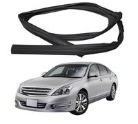 Door Window Glass Run Channel for Nissan Teana 2008-2012 OE: 80330-JN00A 80331-JN00A 82330-JN00A 82331-JN00A, OE Replacement Rubber Weatherstrip Seal Anti-Noise Dust Proof Exterior Lifting