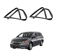 Door Window Glass Run Channel for Odyssey 2009-2014 OE: 72775/72735/72275/72235-SLE-003, Rubber Weatherstrip Seal Strip Anti-Rattle Exterior Lifting Guide Moulding