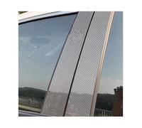 Door Window Pillar Posts Trim Cover Decal Sticker For Toyota For Prius 2010 2011 2012 2013 2014 2015 WEFOLEN(Carbon Fiber look)