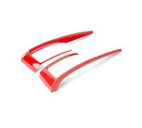 Door Window Pillar Trim For Civic 10th For Gen 2016 2017 2018 2019 2020 2021 2Pcs Car Red Gear Shift Panel Frame Trim Cover Automatic Transmission Central