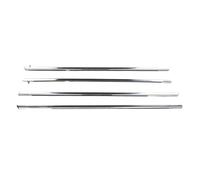 Door Window Seal 4 Pcs Weatherstrip Window Moulding Strip Set Rubber for Accord Seventh Generation 2003-2007