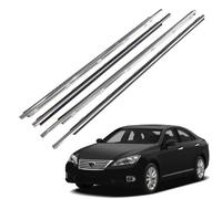 Door Window Weatherstrip for Lexus ES 240 350 2006-2011 | Window Outer Weatherstripping Seal Trim Set Direct Fit OEM-Style Replacement Left & Right Front Door Beltline Mouldings