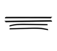 Door Window Weatherstrip Trim Premium ABS Rubber Seal Belt Wind Water Noise Proof Leakage Resistant for DMAX RT 2012 2013 2014 2015 2016 2017 2018 2019 4Pcs
