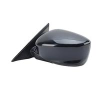 Door Wing Mirror 3 Pins Rearview Mirror Assembly For Accord 2008-2012 Rough Black Manual Folding Wing Door Side Car Accessories Wing Door Mirror(Left)