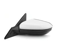 Door Wing Mirror 3 Pins Side Door Mirror Assembly For Civic 2016-2020 US Version Electric Adjustment Rearview Wing Car Accessories Complete Wing Mirrors(Pearl white,Left)