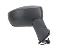 Door Wing Mirror 3Pins Rearview Mirror Assembly For EcoSport 2018-2022 US Version Textured Black Large And Small Side Mirror Car Accessories Full Door Wing Mirror(Right)