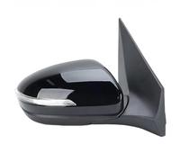 Door Wing Mirror 5 Pins Side Door Mirror Assembly For Hyundai I20 MK2 GB IB 2015-2020 Black Manual Folding Car Accessories Full Door Wing Mirror(Black,Right)