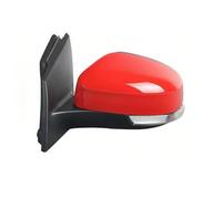 Door Wing Mirror 6/8 Pins Right Side Rearview Mirror Assembly For Focus MK3 2011-2018 With Heating European Style Car Accessories Complete Wing Mirrors(Red,Left)