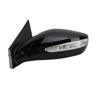 Door Wing Mirror 9Pins Rearview Mirror Assembly For Hyundai For Sonata 8th Generation 2011-2014 Middle East Version Black Wing Car Accessories Wing Mirrors for Cars(Left)