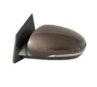 Door Wing Mirror Assembly 1 Pcs For Hyundai For Tucson 2015-2019 10PIN Car Door Wing Side Rearview Mirror Assembly Exterior Mirrors(Brown,left)
