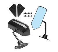 Door Wing Mirror Assembly 2Piece For Mazda For Miata 1992 MX5 1990 For BRZ 86 2013 2014 2015 2016 F1 Style Car Racing Rearview Side Wing Mirrors Convex(Glossy Black)