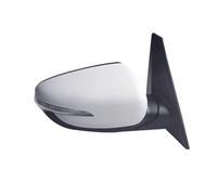 Door Wing Mirror Assembly Car Exterior Mirrors With Electric Folding Heating 7/8 Wire 1 Pcs For Kia For Carens 2013-2018(Right White 8-Wire)