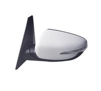 Door Wing Mirror Assembly Car Exterior Mirrors With Electric Folding Heating 7/8 Wire 1 Pcs For Kia For Carens 2013-2018 Bekuyu(Left White 8-Wire)