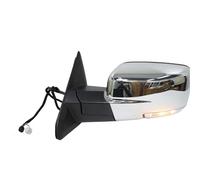 Door Wing Mirror Assembly For Dodge Ram 1500 2500 3500 2013-2018 Power Folding Dual Lamps Heated Rearview Mirror Assembly(1pc left)