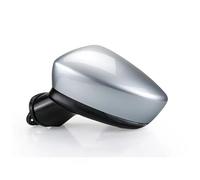 Door Wing Mirror Assembly For Mazda 3 2017-2019 5/8/9 Pins Car Side Rearview Mirror With Heating Electric Adjustment Turn Signal Outside Side Wing Mirror Assembly(Silver,8PIN Left)