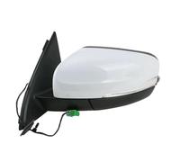 Door Wing Mirror Assembly For Volvo XC60 2014 2015 2016 2017 Car Rear Mirror Assembly Rearview Mirror Bekuyu(White 8 wires L)