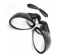 Door Wing Mirror Assembly Universal 1 Pair Classic Style Rearview Mirror Car Door Side Wing Mirrors(Black*white lens)