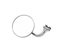 Door Wing Mirror Assembly Vintage For Classic Car Silver Round Side Mirror Retro Front Rear Rearview Exterior Parts(Right)