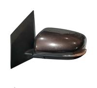 Door Wing Mirror Auto Side Rear View Reverse Mirror Assembly For Koleos 2012-2016 Car Accessories Rearview Assy Wing Mirrors for Cars(Brown,12 Wire L)