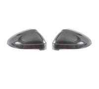 Door Wing Mirror Cap Compatible With For A4 B9 8W A5 2016-2023 Matte Silver Mirror Covers Black Carbon Replacement Side Housings Car Parts