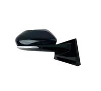 Door Wing Mirror Car Accessories 9 Pins RHD Rearview Mirror Assembly For Toyota For Prius 2016-2022 Right Hand Driver With Heated Turn Signal Light Complete Wing Mirrors(Black right)