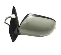 Door Wing Mirror Car Door Outer Rearview Side Mirror Assy For Mitsubishi For ASX RVR 2013-2019 9PINS With Auto Folding Turn Sight Light Side View Mirror Assembly(Unpainted-Left Side)