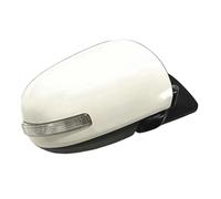 Door Wing Mirror Car Door Outer Rearview Side Mirror Assy For Mitsubishi For ASX RVR 2013-2019 9PINS With Auto Folding Turn Sight Light Side View Mirror Assembly(White-Right Side)