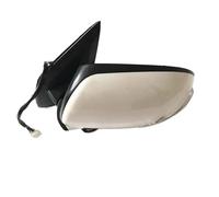 Door Wing Mirror Car Door Outer Rearview Side Mirror Assy For Mitsubishi For ASX RVR 2013-2019 9PINS With Auto Folding Turn Sight Light Side View Mirror Assembly(White-Left Side)