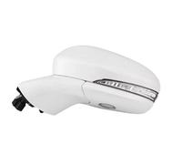Door Wing Mirror Car Outside Rearview Side Mirror Assy For Mondeo 2013-2020 13/14/15/16/6 /9PINS With LED Turn Signal Light Wing Door Mirror(WHITE,6PINS left)
