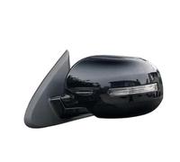 Door Wing Mirror Car Rearview Mirror Assembly Accessories Side Mirror Reflector Led Turn Signal Lights For Mitsubishi For Outlander 2013-2020 Complete Door Mirror(Black Left)