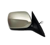 Door Wing Mirror Car Rearview Mirror Assy For Subaru For Forester 2008-2010 Auto Defrosting Heated Folding Exterior Door Side Mirrors 5/7Pins Complete Wing Mirrors(Gold,5Wire R)