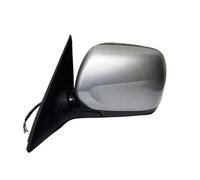 Door Wing Mirror Car Rearview Mirror Assy For Subaru For Forester 2008-2010 Auto Defrosting Heated Folding Exterior Door Side Mirrors 5/7Pins Complete Wing Mirrors(Silver,7Wire L)