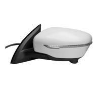 Door Wing Mirror Car Side Rear View Mirror Assembly With Camera For Nissan For X-trail T32 2019-2022 Power Folding Flash Warning Light Wing Mirrors for Cars(WHITE,9pin left)