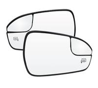 Door Wing Mirror Compatible With For Fusion 2013-2020 Left Right For Wing Mirror Glass Heated Rearview Door Side Mirror Wide Angle USA