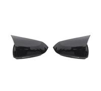 Door Wing Mirror Cover Cap Casing For BYD For CHAZOR For KING For DM-i 2022-2024 Car Styling Bull Horn Shaped Rearview Mirror Cover Decorative Stickers Exterior(Bright Black)