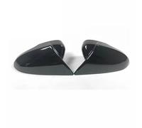 Door Wing Mirror Cover Caps For For Mondeo For Fusion 2013-2023 Low Profile Carbon Fiber Paste Rear Side Horn Mirrors Rearview Cover Trim Car Accessories(Black)