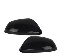Door Wing Mirror Cover Caps For Hyundai I10 2014-2017 Gloss Black/Primed White Door Wing Mirror Cover Cap Lid Left Right Rearview(2xGlossy Black)