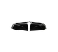 Door Wing Mirror Cover Car Rearview Side Mirror Cover Wing Cap For Teslaes For Model 3 2017-2021 Carbon Fiber Look Black Replacement Covers(Gloss Black)