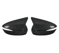 Door Wing Mirror Cover Casing For Mazda For CX5 CX-5 Housing Car Rear View Mirror Cap Cover Shell(Carbon fiber pattern)