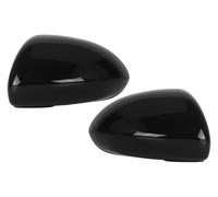 Door Wing Mirror Cover Casing For Vauxhall For Corsa D E 2006 2007 2008 2009 2010-2019 Gloss Black Door Wing Side Cover Housing(Pair)