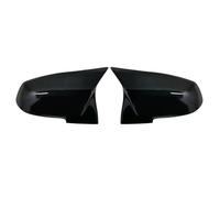 Door Wing Mirror Cover Compatible With M Series F87 For I3 I3S Series 2014 2015 2016 2017 2018 2pac Rearview Mirror Cover Cap Carbon Car Side Mirror Cover(Bright black)