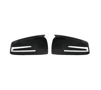 Door Wing Mirror Cover For Benz A B C E S For CLA For GLA For GLK Class For W176 For W246 For W204 For W212 For C177 For X204 Car Rearview Mirror Cover(Bright black)