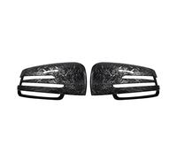 Door Wing Mirror Cover For Benz A B C E S For CLA For GLA For GLK For Class W176 W246 W204 W212 Carbon Fiber Car Rearview Mirror Cover(Forged Carbon Look)