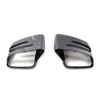 Door Wing Mirror Cover For Benz A B C E S For CLA For GLA For GLK For Class W176 W246 W204 W212 Carbon Fiber Car Rearview Mirror Cover(Carbon fiber pattern)