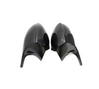 Door Wing Mirror Cover For BMW 1 3 Series E92 E93 E90 E91 E81 E82 E87 E88 Carbon Fiber M Look Rear Mirror Cap Black For M3 Style Cover Door Mirror Cover Caps(Carbon Fiber A)