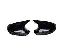 Door Wing Mirror Cover For BMW 1 3 Series E92 E93 E90 E91 E81 E82 E87 E88 Carbon Fiber M Look Rear Mirror Cap Black For M3 Style Cover Door Mirror Cover Caps(Black B)