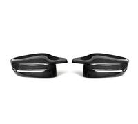 Door Wing Mirror Cover For BMW 2 3 4 5 7 Series G30 G38 G20 G21 G28 G22 G11 G12 G42 For M4 Style Bright Black Side Wing Rearview Mirror Cover Caps LHD RHD Rear View Cap(LHD-Carbon pattern)